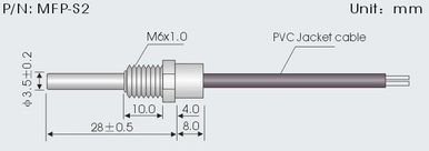 Kessel/Kaffee-Maschinen-Temperaturfühler MFP-S Reihe 1