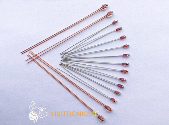 Radialbeschichtete Glasreihe Chip Thermistorss MF57 mit Hauptgröße 1.6mm u. 2.3mm