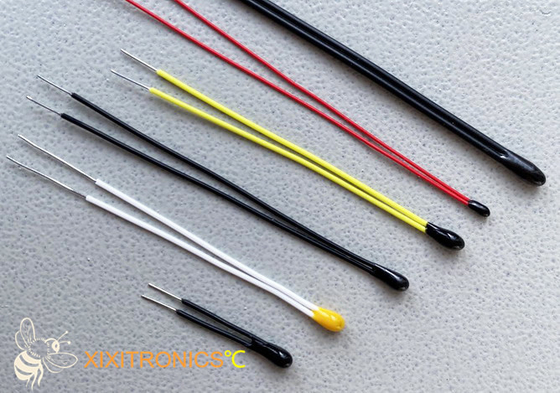Teflondraht-kleine Hauptgröße des überzogenen Epoxidthermistors der Thermistor-MF5A-5 der Reihen-10K des Ohm-NTC