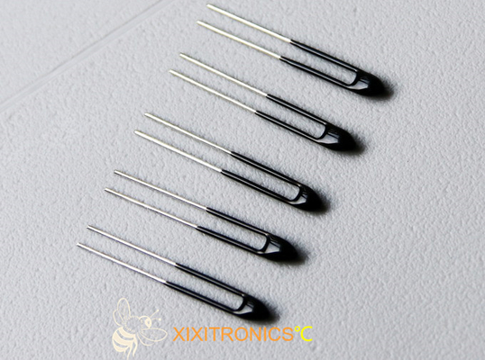10K, 50K, 100K, 200K, 1M, 2M Extended Upper Leads Epoxy-Kleber beschichteter NTC Thermistor