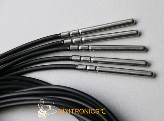 Des Silikon-Kabel-PT1000 Reihe Temperatur-Platin-FTE-Sensor-PT-RTD