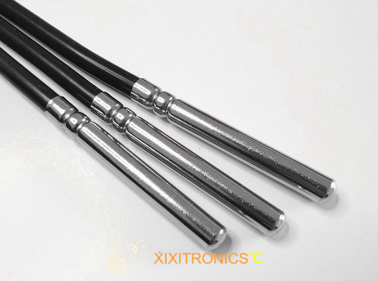 Silikon-Runden-Jacke PT100 PT1000 Celsius Reihe der FTE-Temperaturfühler-Sensor-schnelles Reaktions-0,3 der Toleranz-PT-RTD