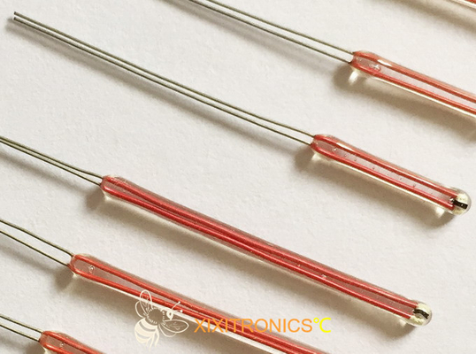 Glasreihe ntc 3950 der sonden-1KΩ-2.3 MΩ des Glas-NTC des Thermistor-MF60 Thermistor