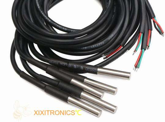 OD6.0mm Ausgang Digital DS18B20 Temperatursensor für Fahrzeuge der Baureihe MFT-4401